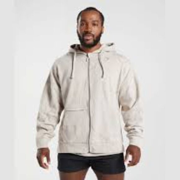 Gymshark Other - Gymshark Men's Printed Power Full Zip Hoodie